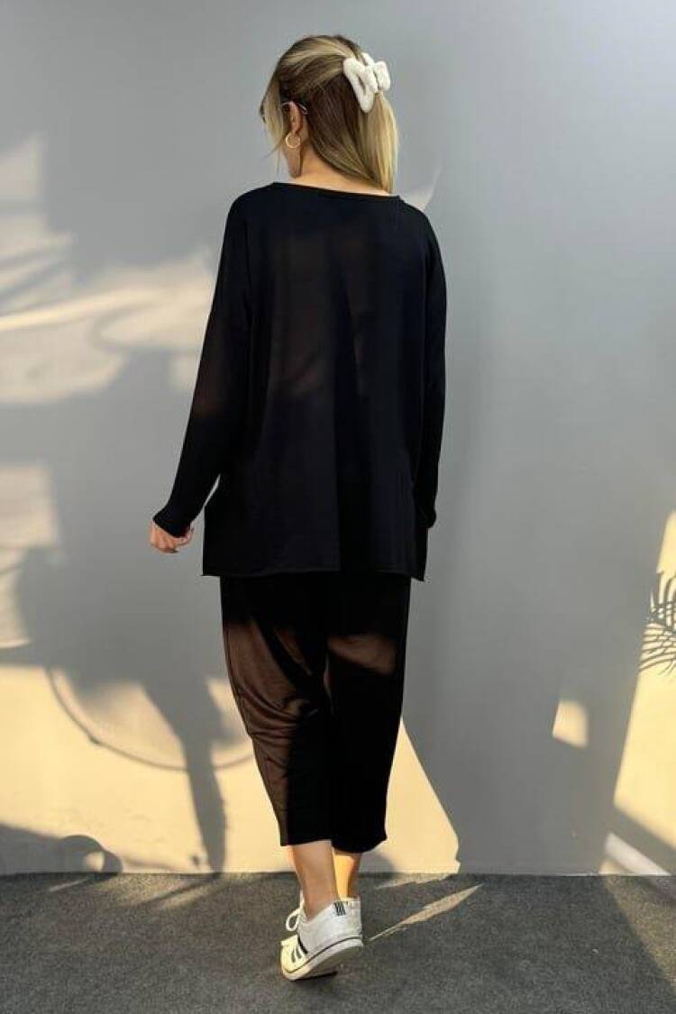 Casual Sport Modest Oversized Set