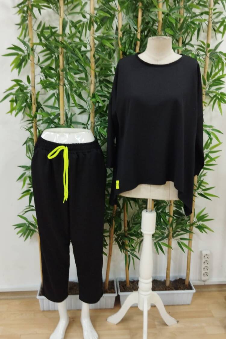 Casual Sport Modest Oversized Set