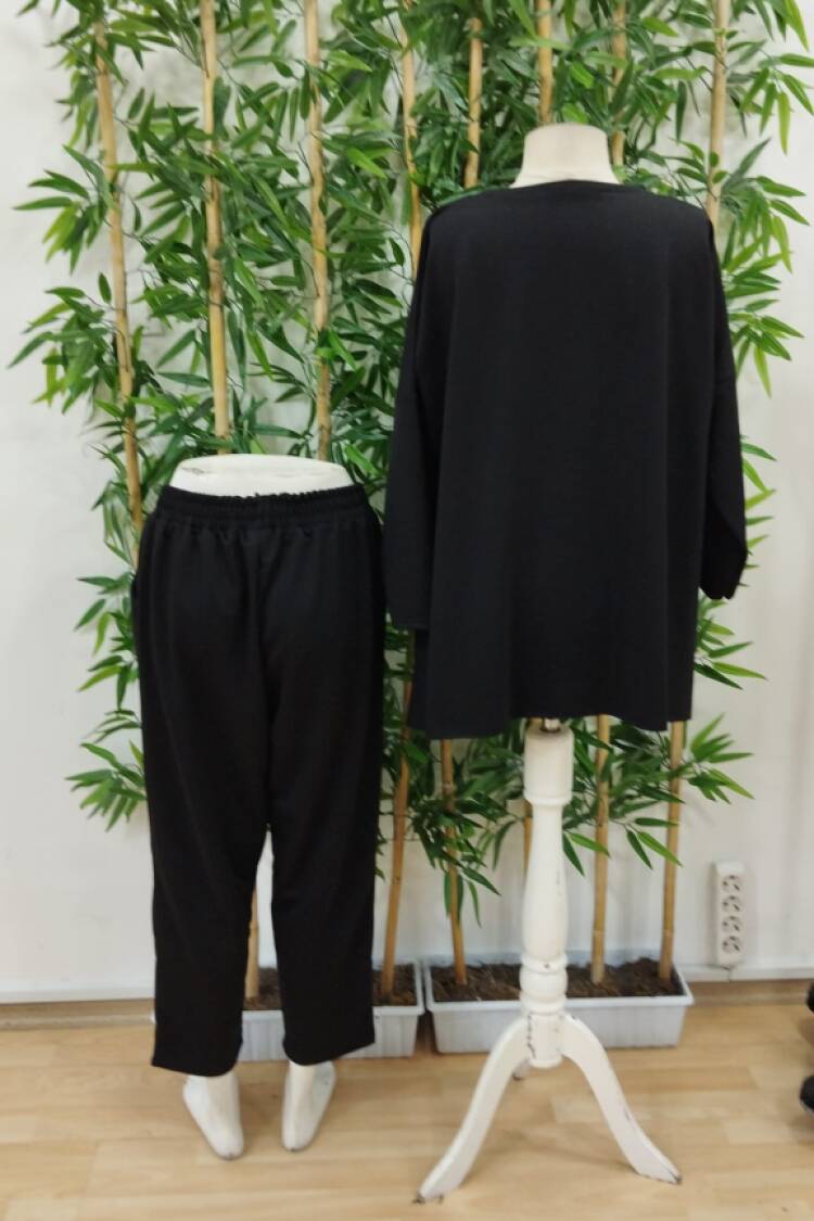 Casual Sport Modest Oversized Set