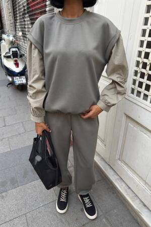 Grey Casual Sport Set - Brand: Sobe Istanbul - Women & Kids, Baby Clothes Wholesale - Globality Store