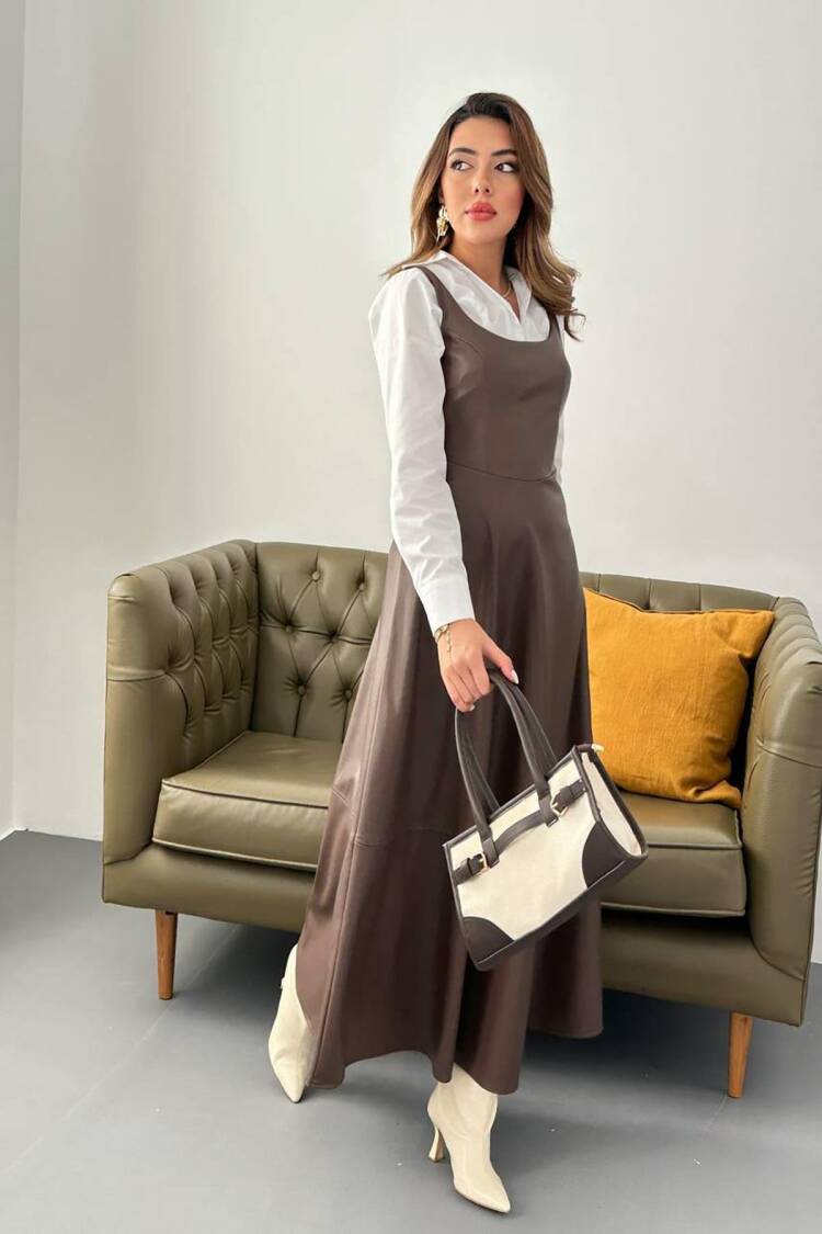 Fit And Flare Maxi Dress With Long Sleeves - Brand: Elisa - Women & Kids, Baby Clothes Wholesale - Globality Store