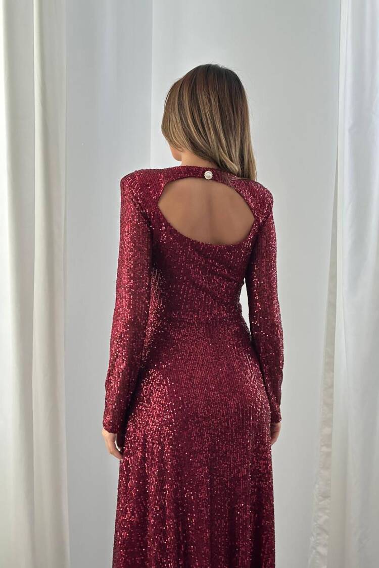 Sequined Maxi Dress