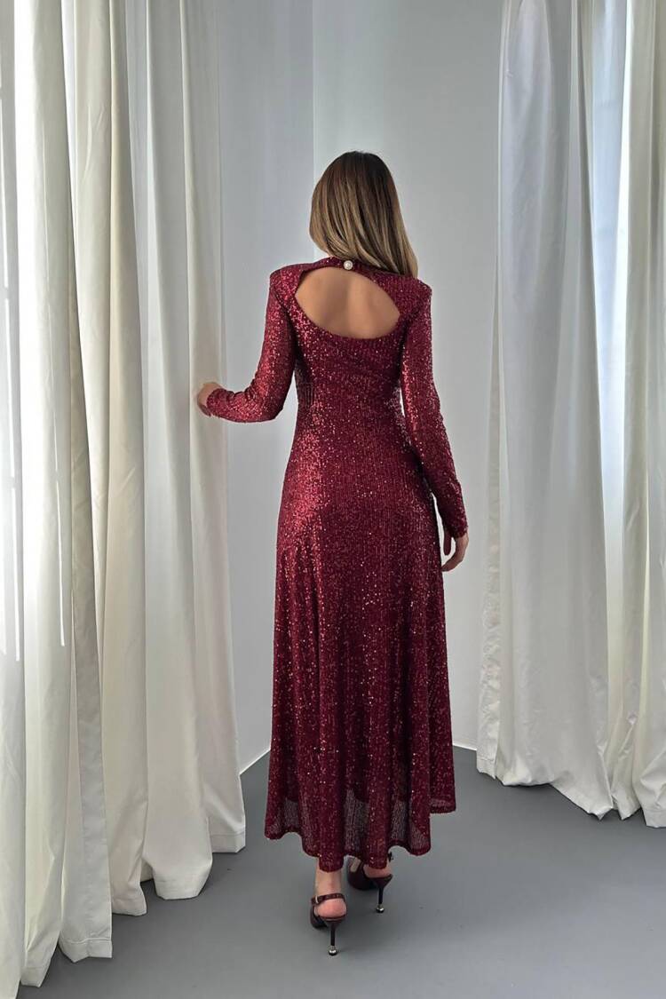 Sequined Maxi Dress