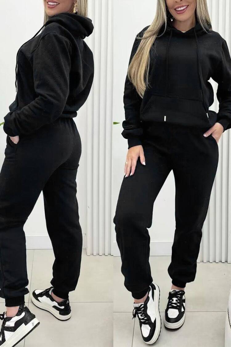 Tracksuit With Kangaroo Pocket And Hooded Neck - Brand: Janes - Women & Kids, Baby Clothes Wholesale - Globality Store