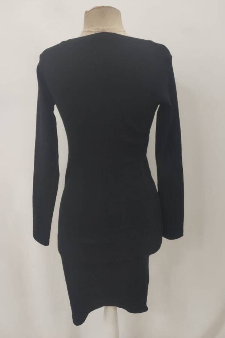 Black Sexy Elegant Formal Bodycon Dress
