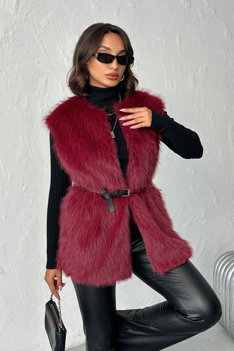 Jacket - Elegant Sleeveless V-Neck Vest - Brand: Topshow - Women & Kids, Baby Clothes Wholesale - Globality Store