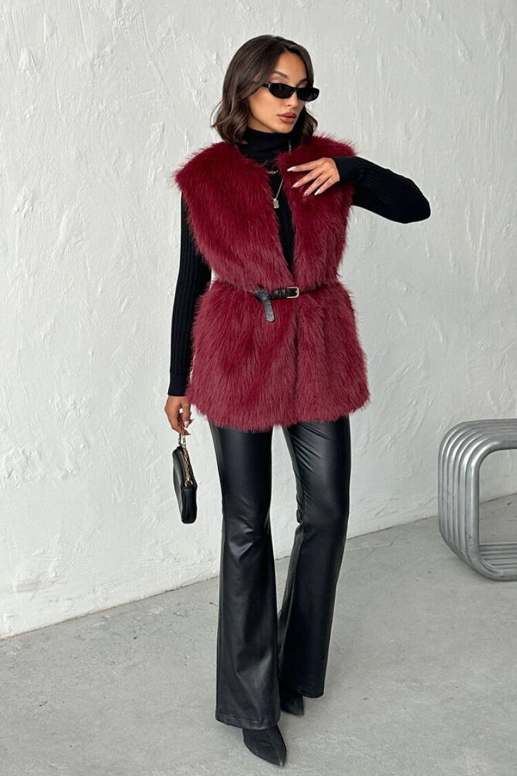 Jacket - Elegant Sleeveless V-Neck Vest