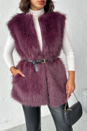 Claret Red Elegant Glam Sleeveless Tie Jacket - Brand: Topshow - Women & Kids, Baby Clothes Wholesale - Globality Store