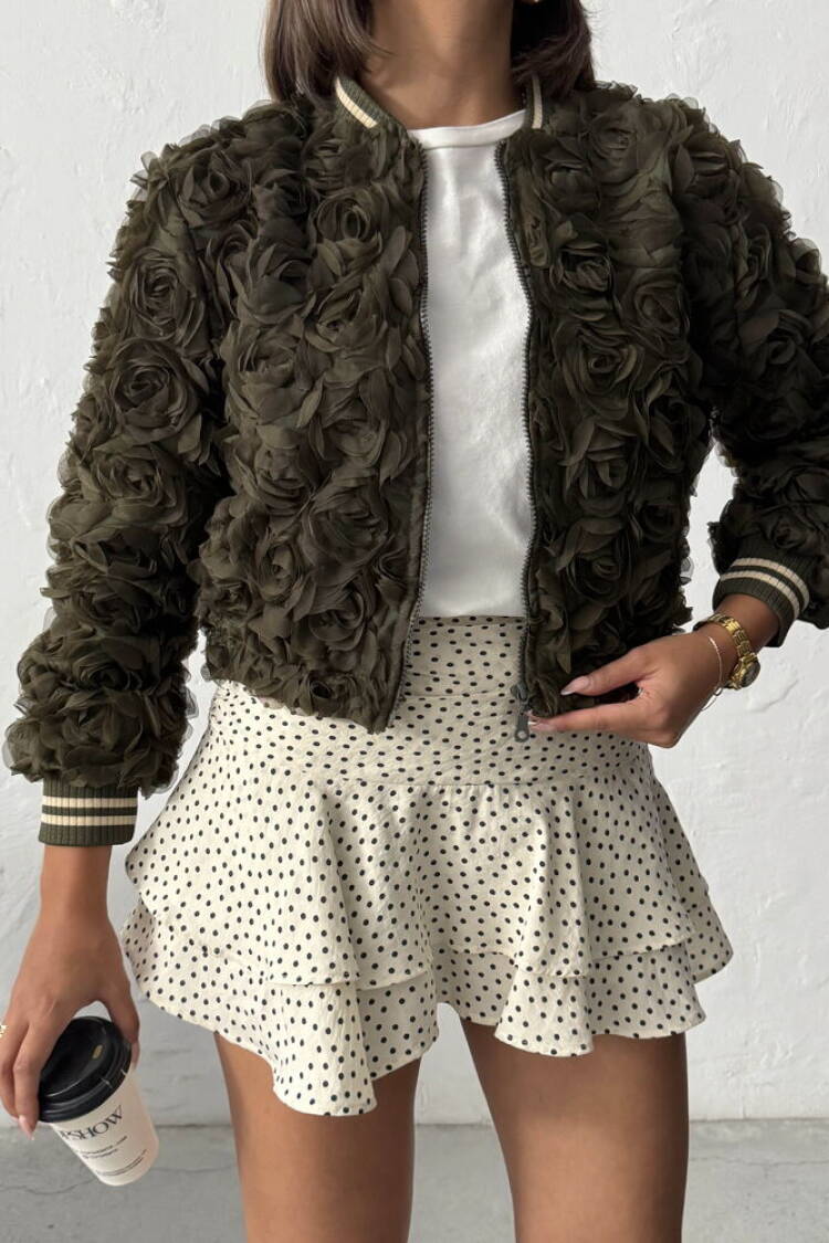 Green Bomber Jacket