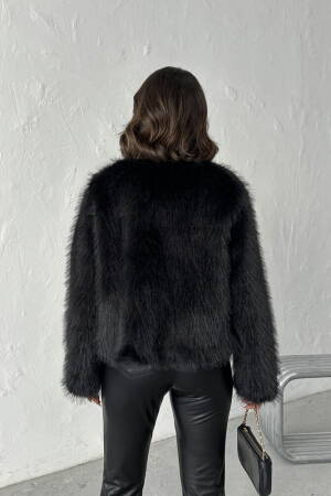 Fur Jacket With Notched Collar - Brand: Topshow - Women & Kids, Baby Clothes Wholesale - Globality Store
