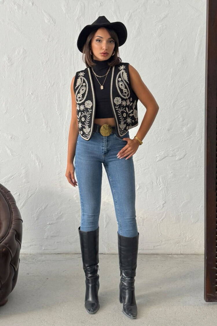 Floral Boho Vest - Brand: Topshow - Women & Kids, Baby Clothes Wholesale - Globality Store