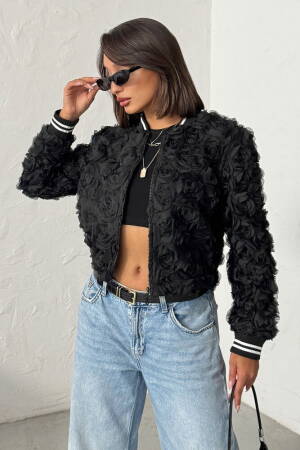 Bomber Jacket With Floral Pattern - Brand: Topshow - Women & Kids, Baby Clothes Wholesale - Globality Store