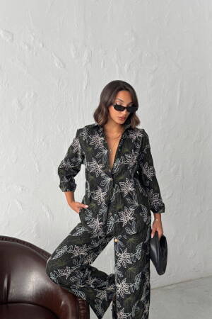 Floral Buttoned Shirt With Notched Neck - Brand: Topshow - Women & Kids, Baby Clothes Wholesale - Globality Store