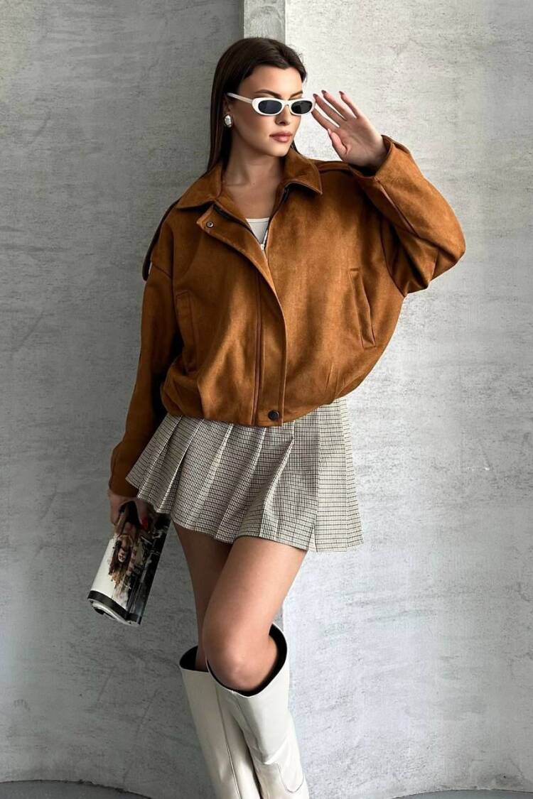 Bomber Jacket With Zip Up Closure - Brand: My Jest Fashion - Women & Kids, Baby Clothes Wholesale - Globality Store