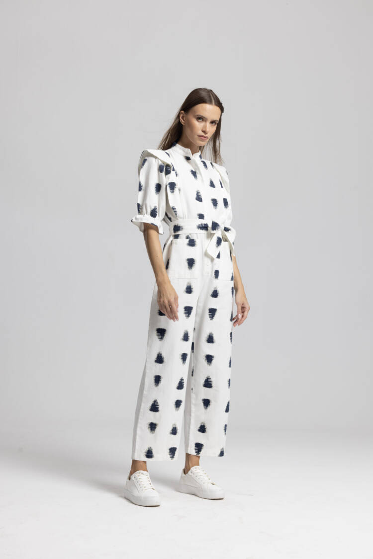 White Casual Elegant Streetwear Jumpsuit