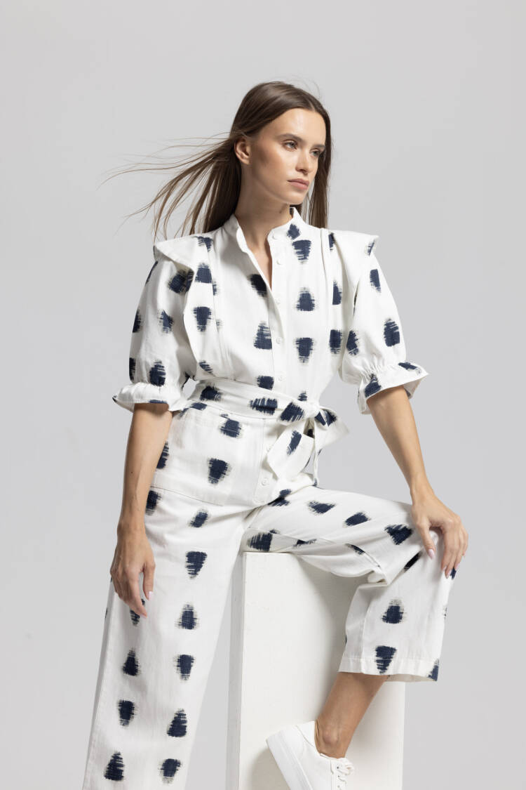 White Casual Elegant Streetwear Jumpsuit