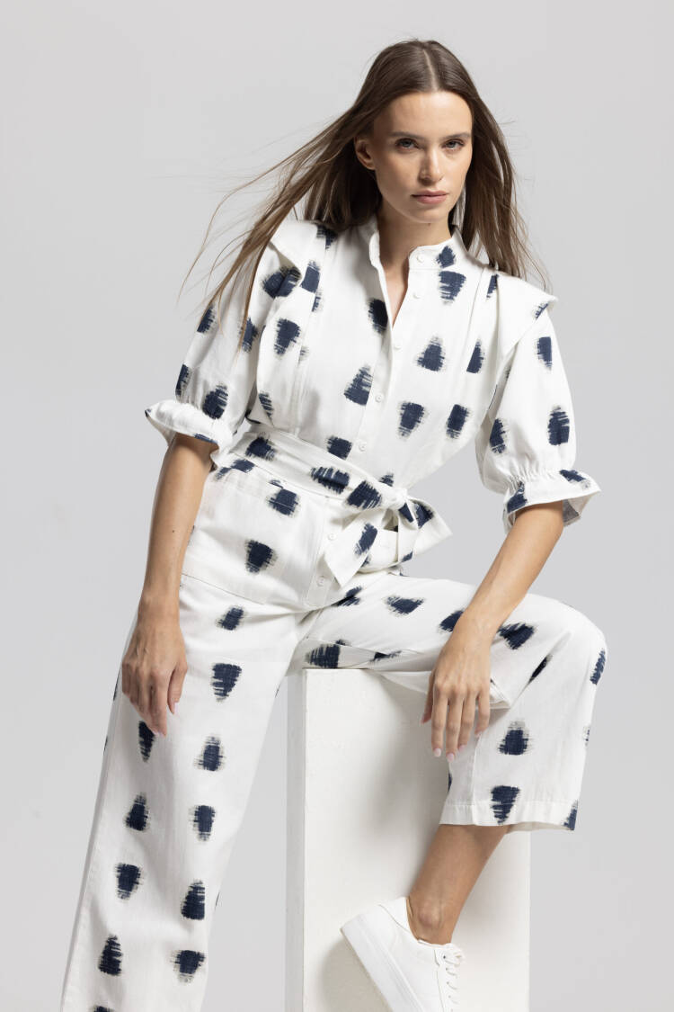 White Casual Elegant Streetwear Jumpsuit