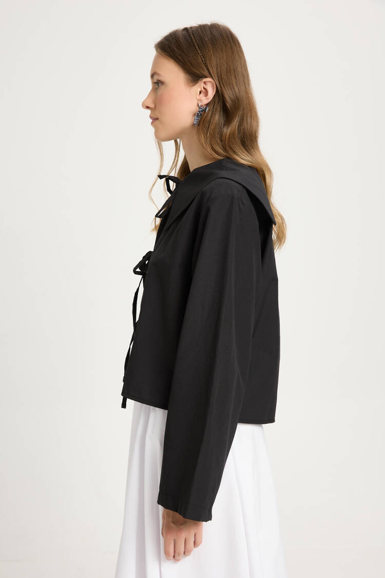 Casual Elegant Blouse With Notched Neck