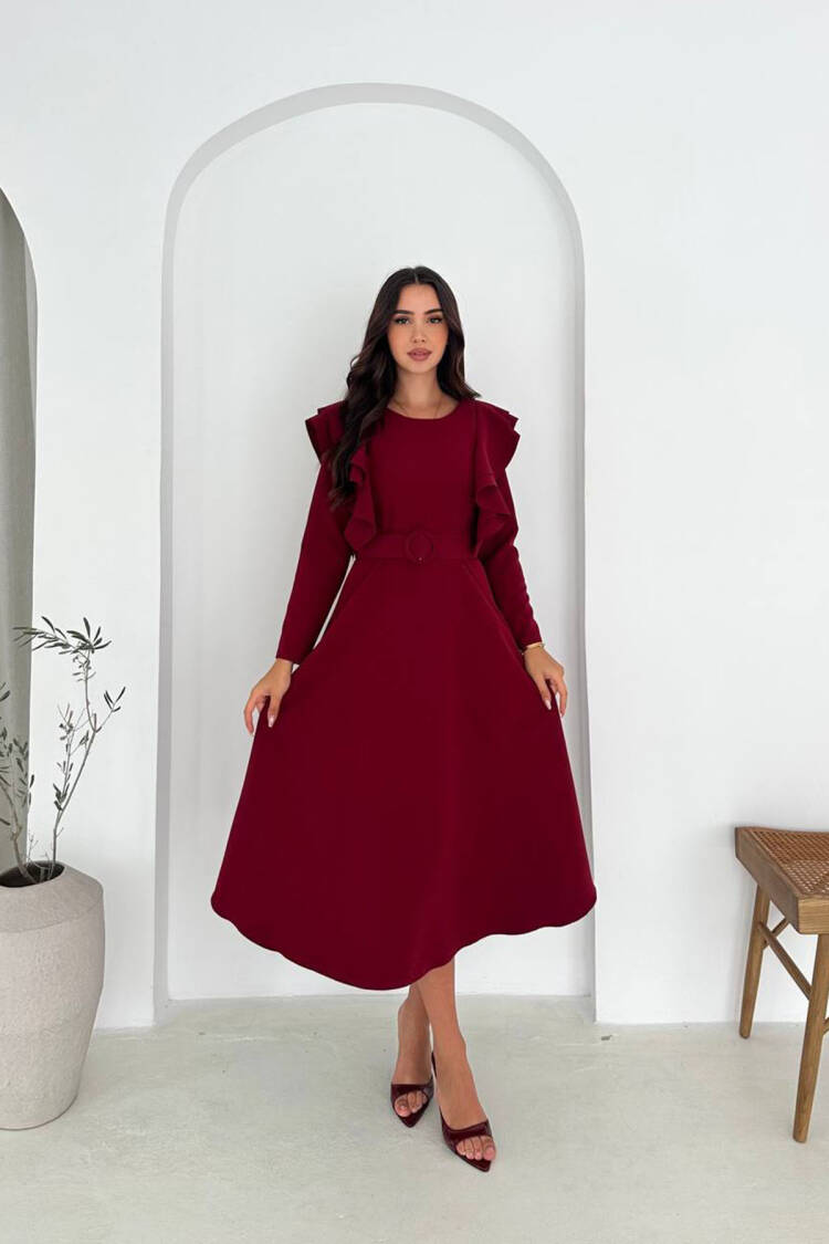 ElegantA-Line Midi Dress
