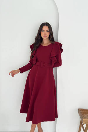 ElegantA-Line Midi Dress - Brand: Mode Roy - Women & Kids, Baby Clothes Wholesale - Globality Store