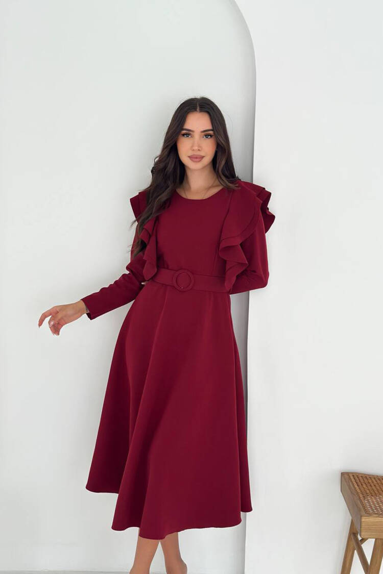 ElegantA-Line Midi Dress
