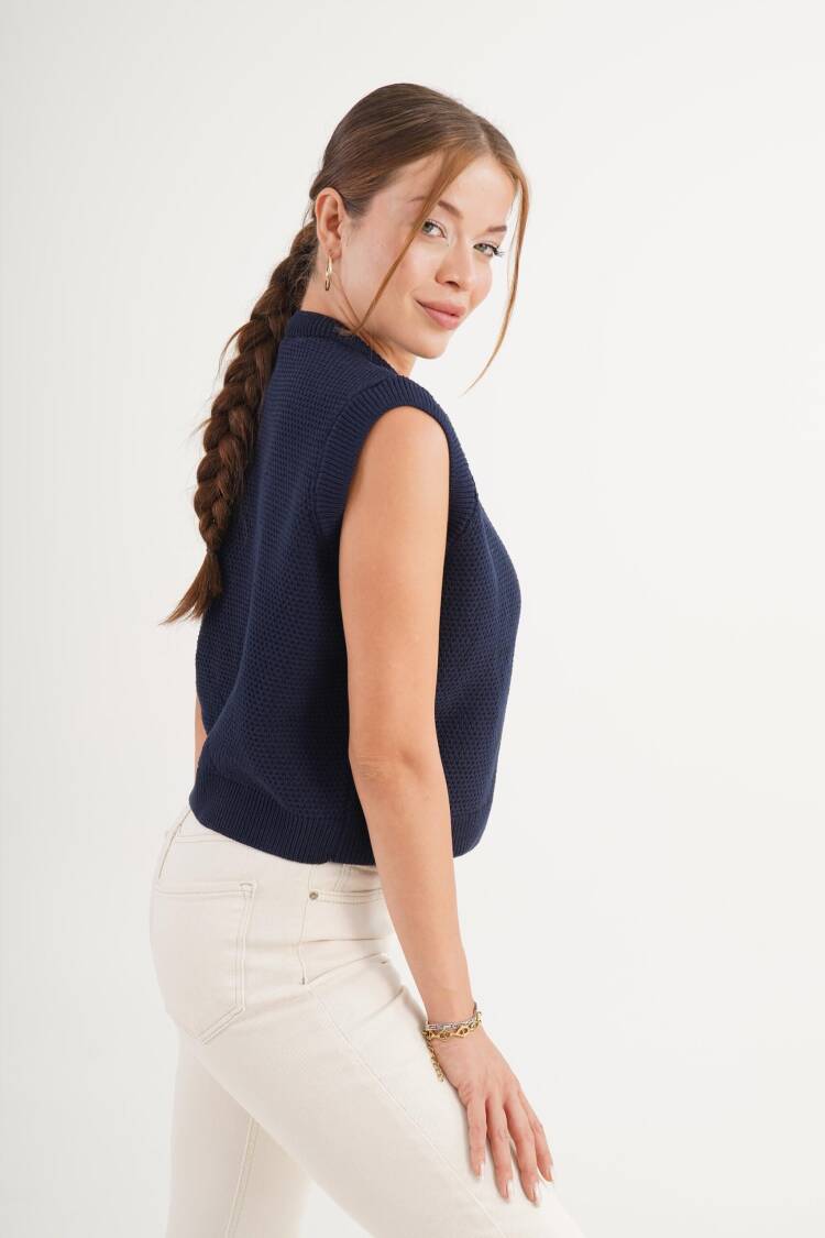 Cardigan - Casual Elegant Buttoned Sleeveless