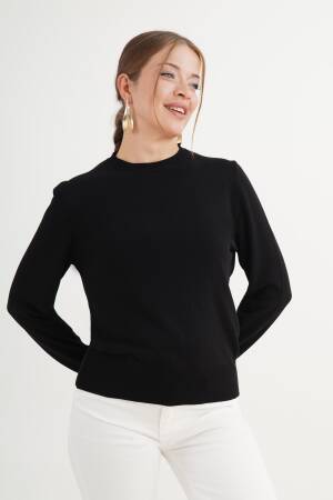 Sweater With Crew Neck And Long Sleeves - Brand: Lustrin - Women & Kids, Baby Clothes Wholesale - Globality Store