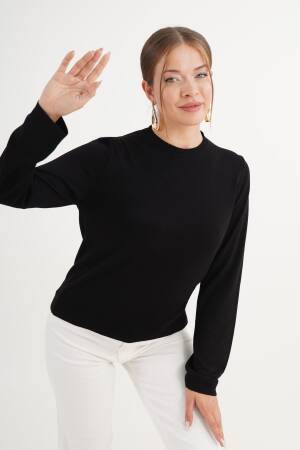 Sweater With Crew Neck And Long Sleeves - Brand: Lustrin - Women & Kids, Baby Clothes Wholesale - Globality Store