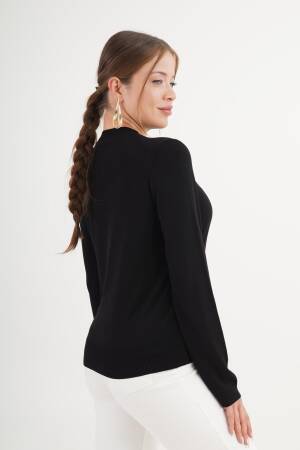 Sweater With Crew Neck And Long Sleeves - Brand: Lustrin - Women & Kids, Baby Clothes Wholesale - Globality Store