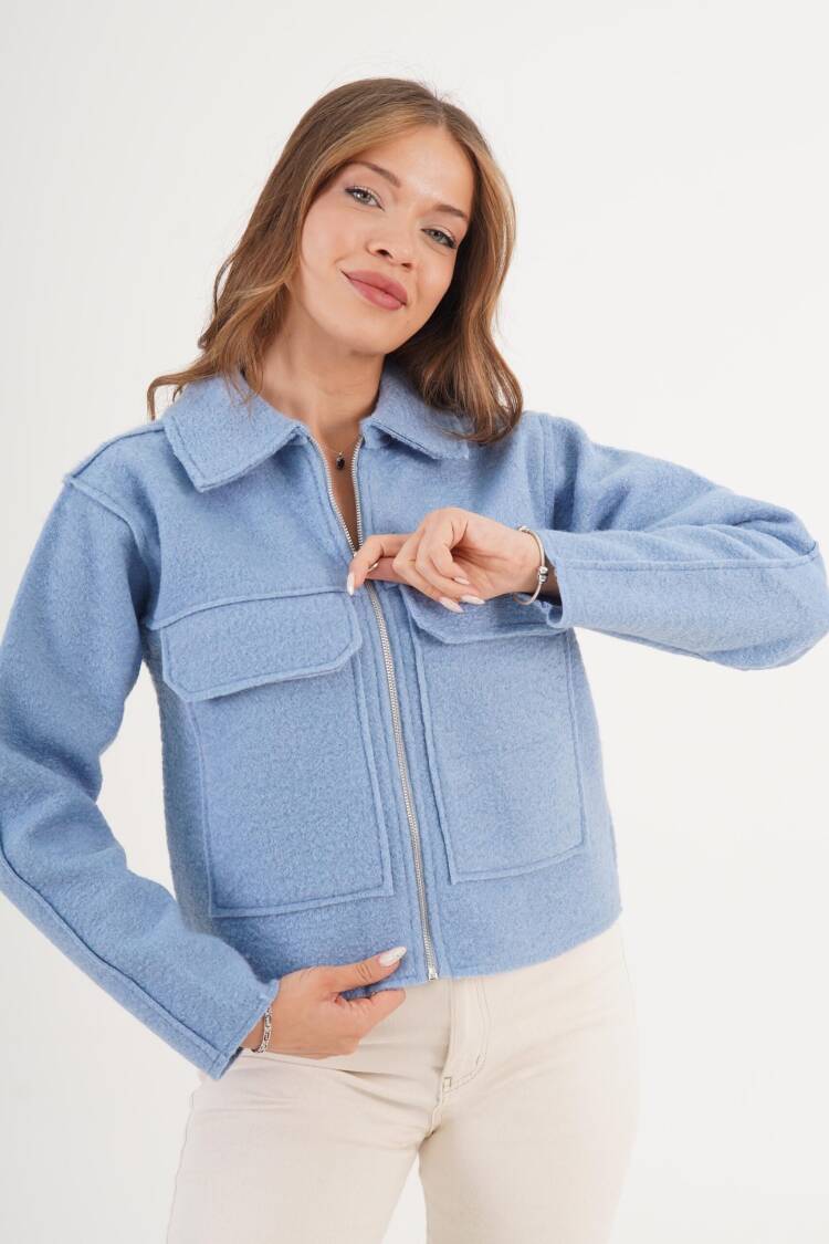 Casual Streetwear Shacket Jacket