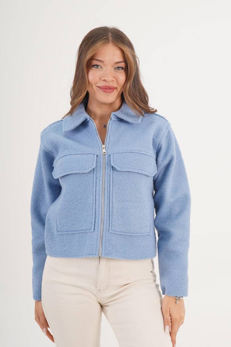 Casual Streetwear Shacket Jacket