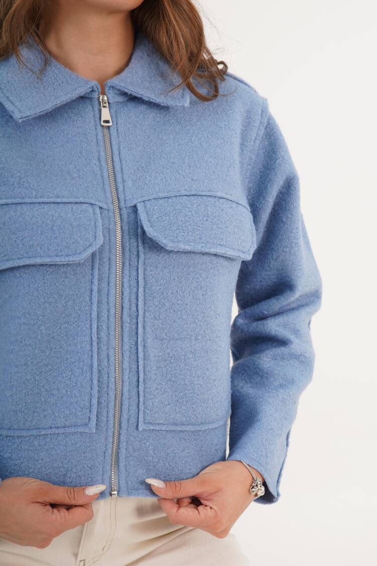 Casual Streetwear Shacket Jacket
