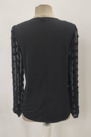 ElegantBlouse With V-Neck And Long Sleeves - Brand: Janes - Women & Kids, Baby Clothes Wholesale - Globality Store