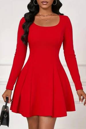 Elegant Fit And Flare Mini Dress - Brand: Janes - Women & Kids, Baby Clothes Wholesale - Globality Store