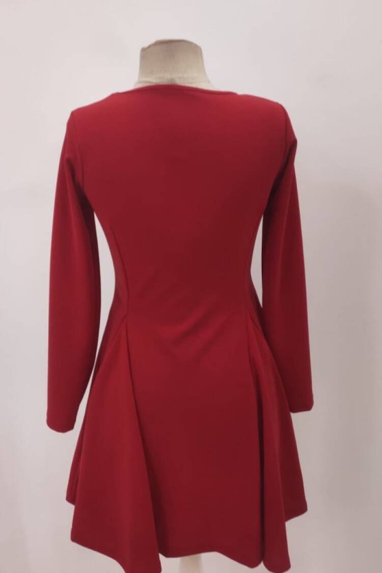 Elegant Fit And Flare Mini Dress