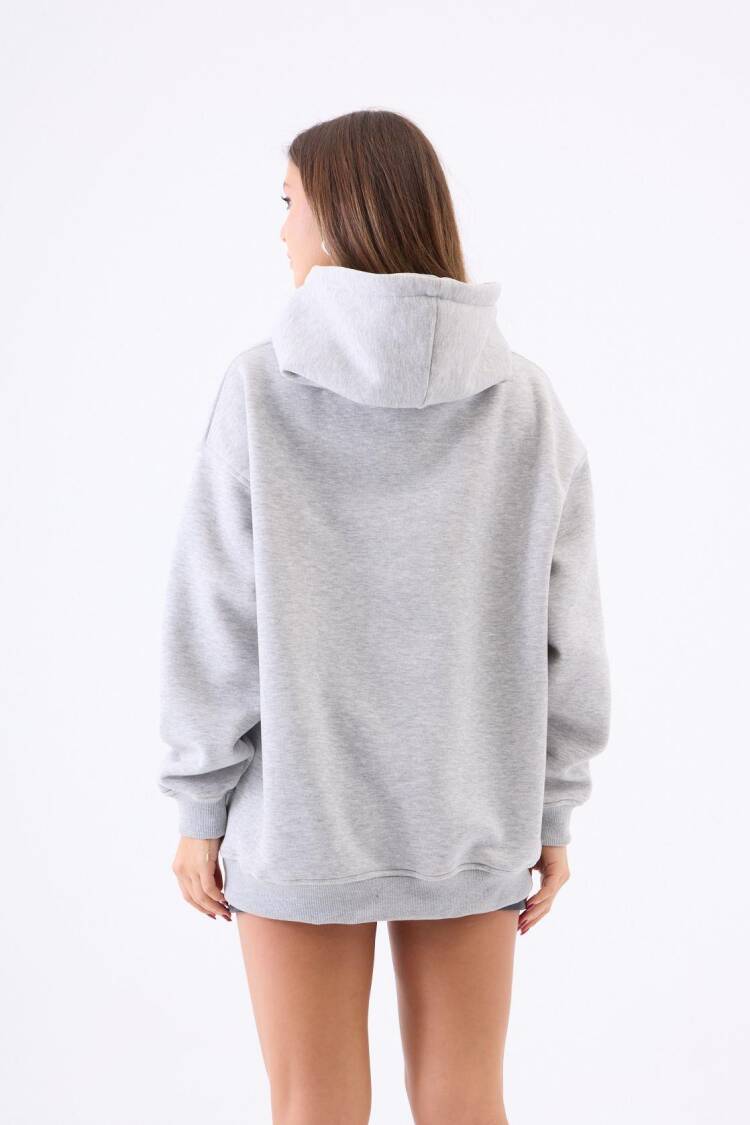 Casual Streetwear Sweatshirt With Hooded Neck