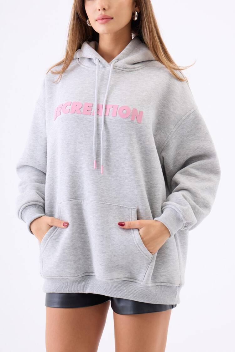 Casual Streetwear Sweatshirt With Hooded Neck