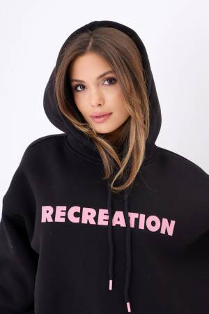 Oversized Hoodie With Letter Print - Brand: Fame - Women & Kids, Baby Clothes Wholesale - Globality Store