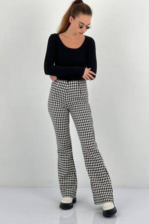 Houndstooth Retro Mom Pants - Brand: MISS POEM - Women & Kids, Baby Clothes Wholesale - Globality Store