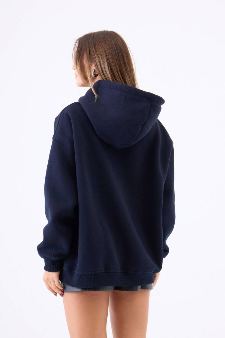 Hoodie Oversized Letter Print Casual Wear