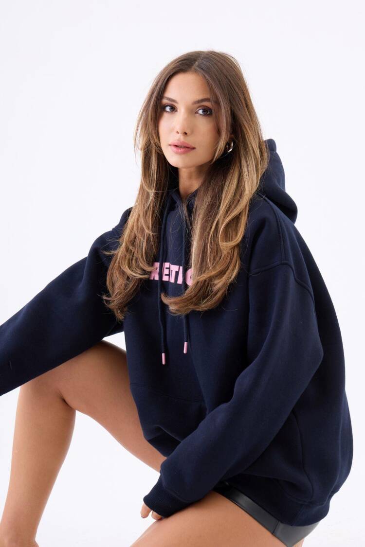 Hoodie Oversized Letter Print Casual Wear