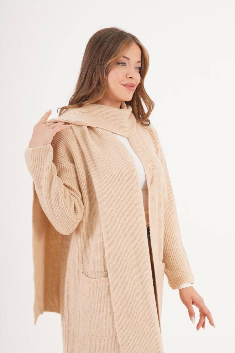 Casual Elegant Cardigan With Shawl Collar