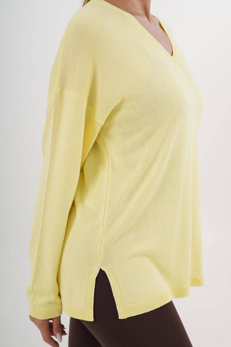 V-Neck Oversized Fit Sweater