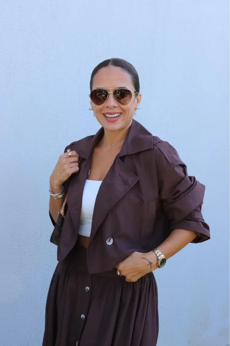 Casual Elegant Streetwear Vintage Coat - Brand: Cream Rouge - Women & Kids, Baby Clothes Wholesale - Globality Store