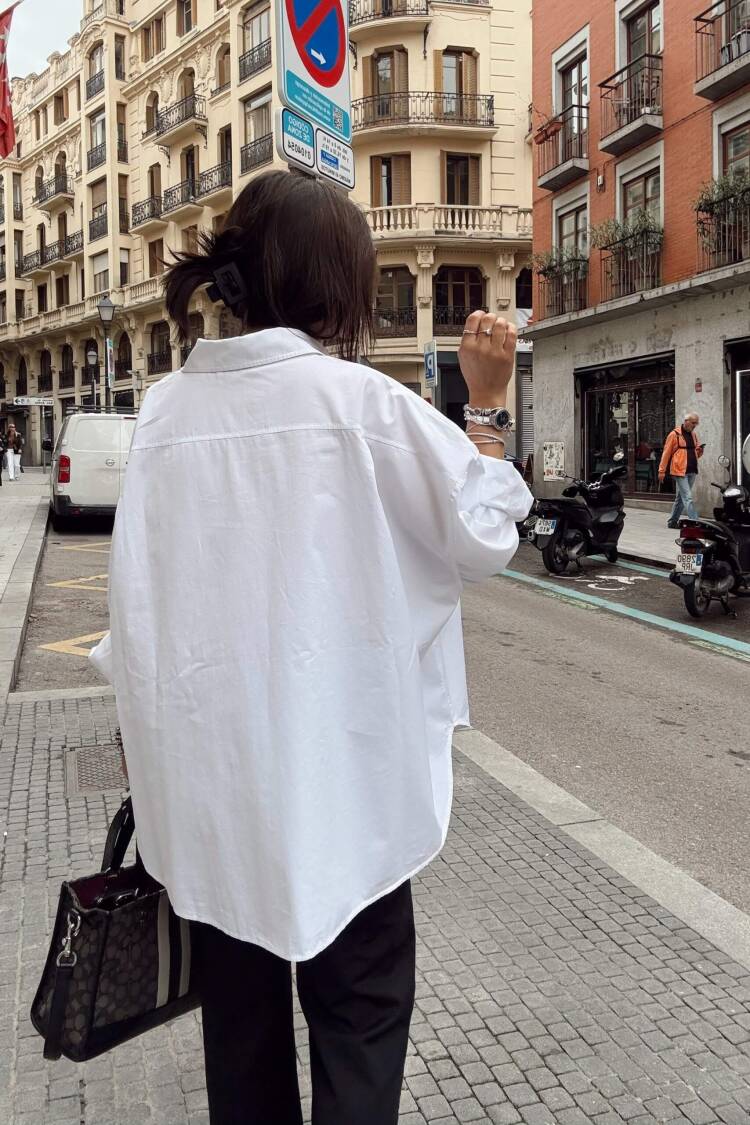 Asymmetrical Mini Skirt With Patch Pocket