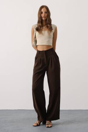 Casual Elegant Tapered Carrot Pants - Brand: Reyon - Women & Kids, Baby Clothes Wholesale - Globality Store
