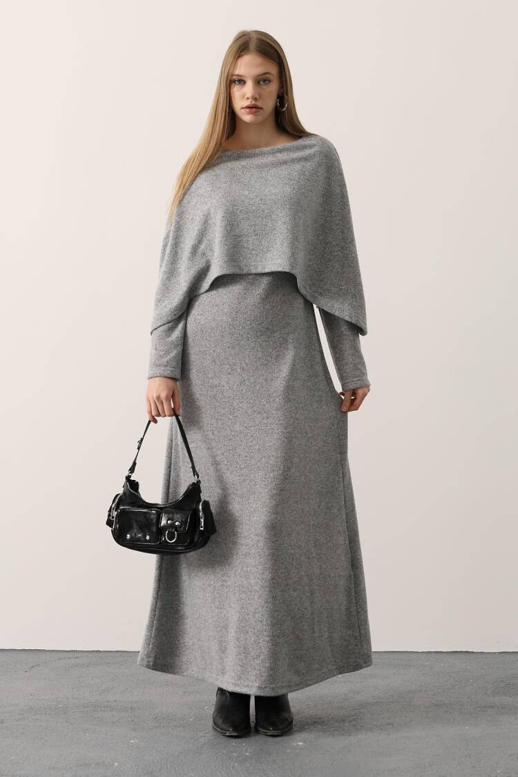 Cape Long Sleeve Knuckle Dress - Brand: Reyon - Women & Kids, Baby Clothes Wholesale - Globality Store