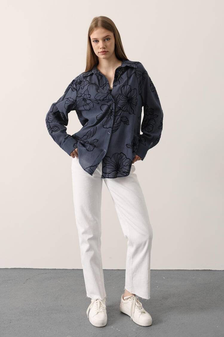 Printed Oversize Shirt
