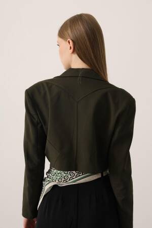 Short Jacket - Khaki - Brand: Reyon - Women & Kids, Baby Clothes Wholesale - Globality Store