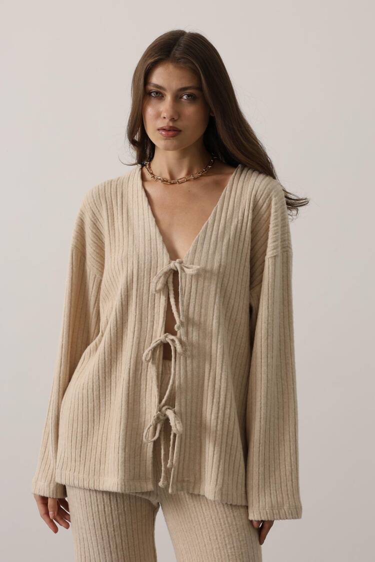 Long Sleeve Blouse With Front Closure